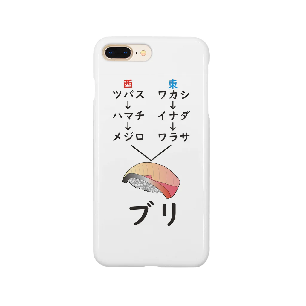 ワンオフ工房マリンワールドの出世魚 Smartphone Case