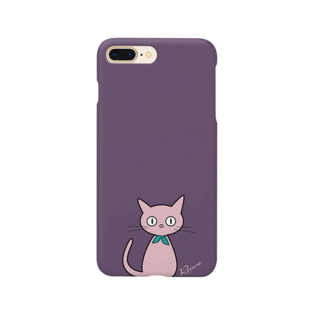 松や SUZURI店の令和カラー【令和猫②】 Smartphone Case