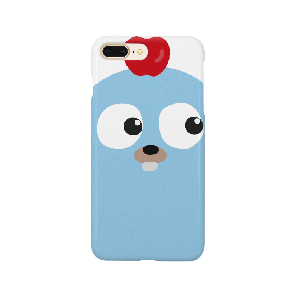 moriのりんご on Gopherくん Smartphone Case