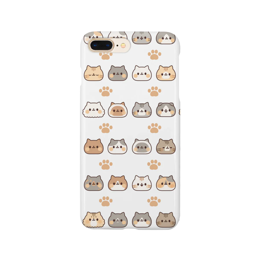 DECORのネコがいっぱい　大量ver. Smartphone Case