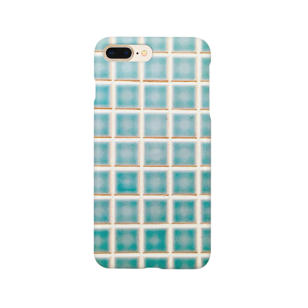 aimainamocoのblue tile Smartphone Case