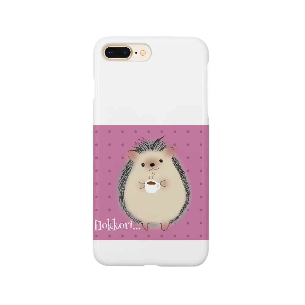 Loysa_Suunnitteluのハリネズミのポタ。ほっこり。 Smartphone Case