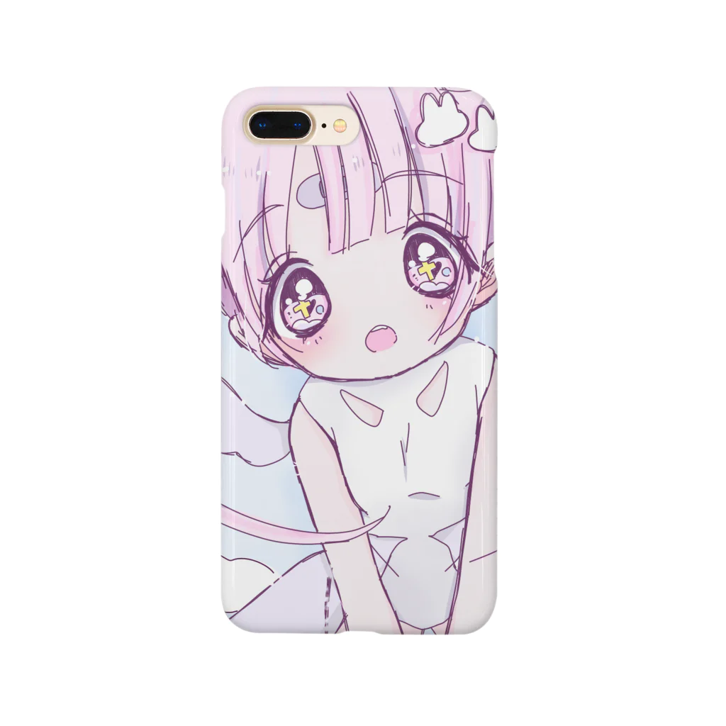 天の河ちゃるんのうさぎ天使 Smartphone Case