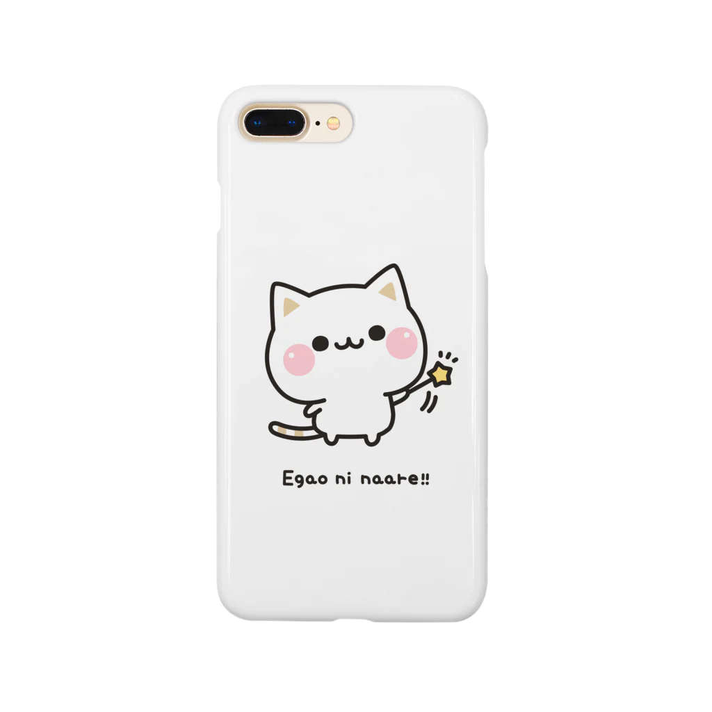 DECORの気づかいのできるネコ　笑顔になぁれver. Smartphone Case