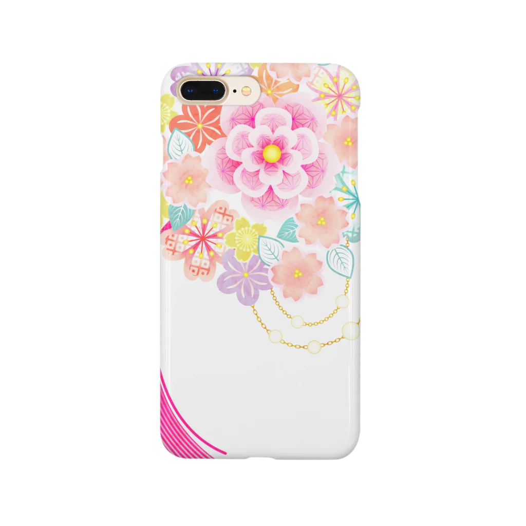 和の色彩 -wa_no_iroiro-の花かんざし02 Smartphone Case