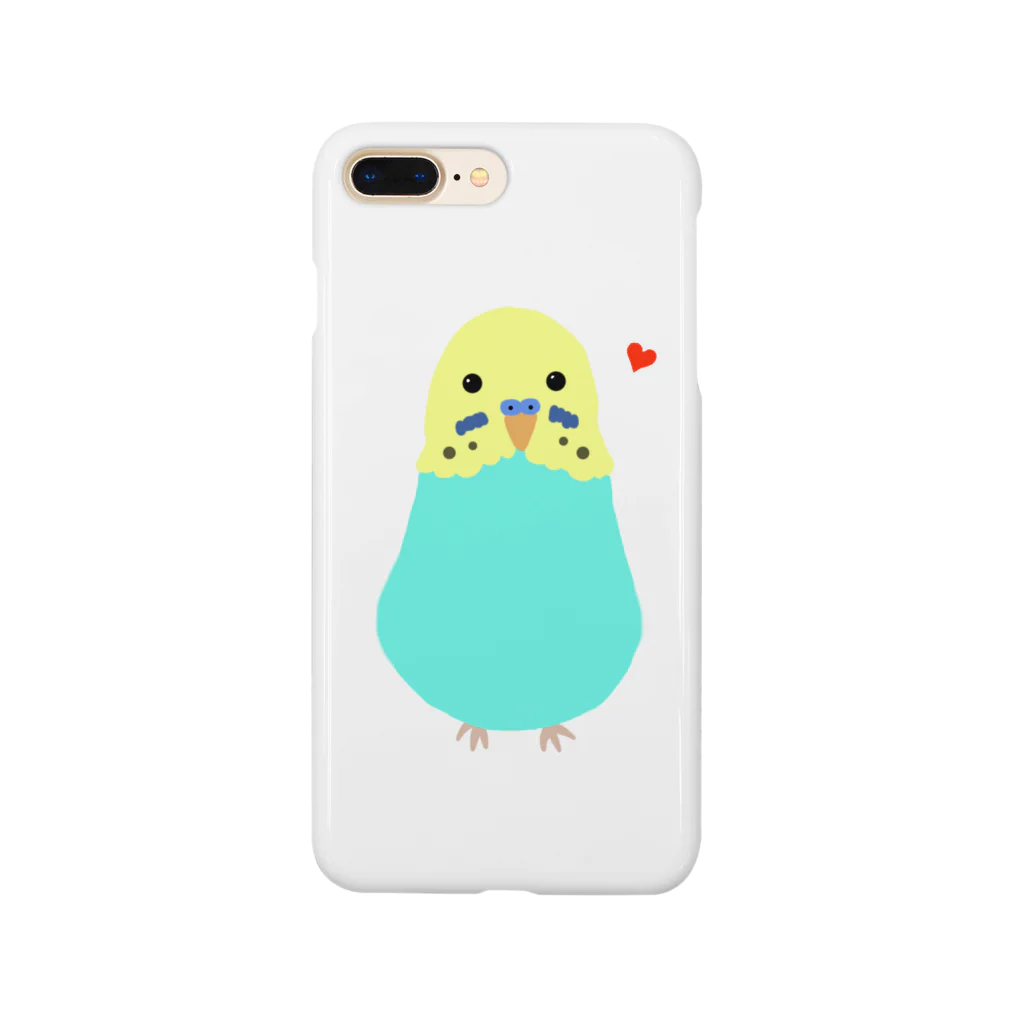 zuki_220のセキセイインコ レインボー Smartphone Case