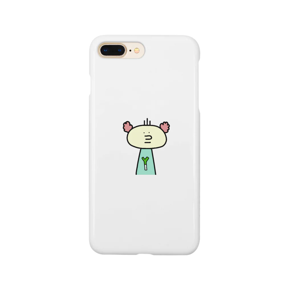 にょろりん侍のもこ男はネギが好き Smartphone Case