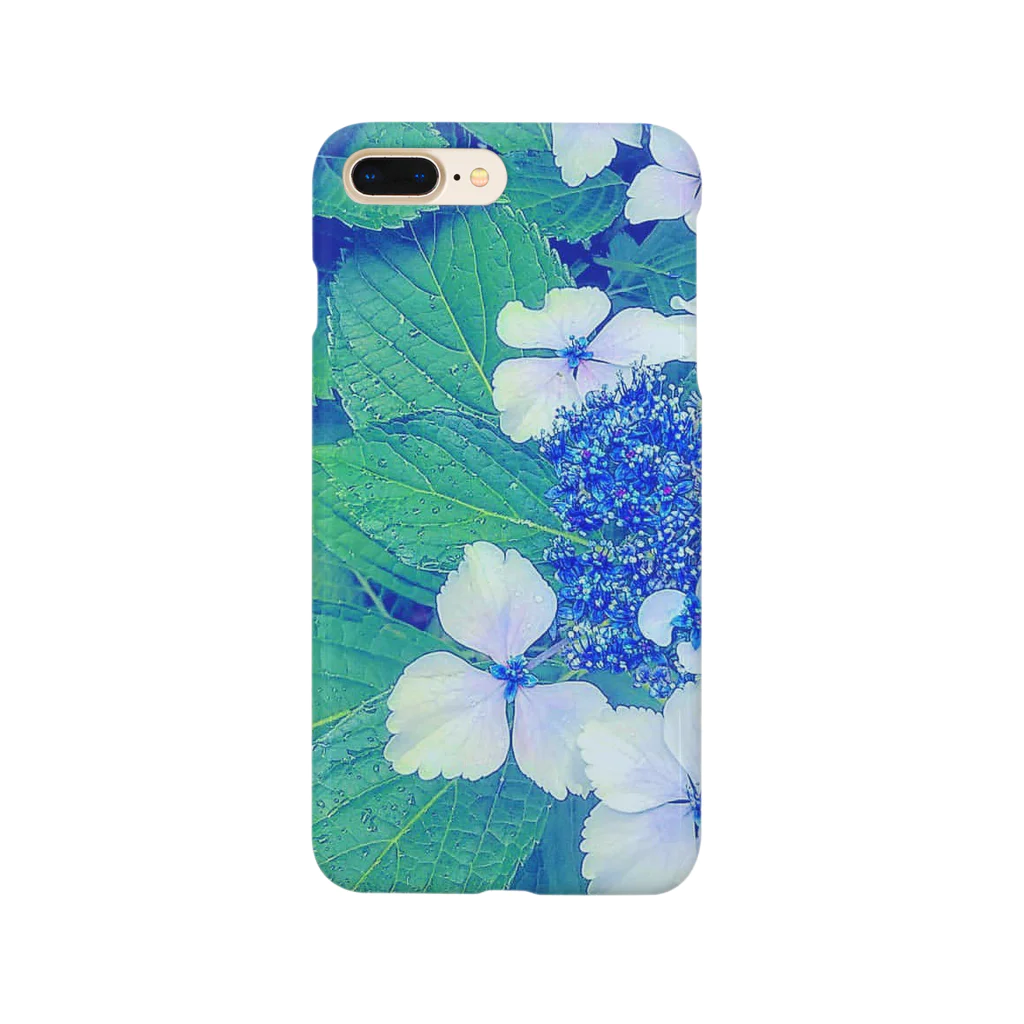 8216vividの紫陽花 スマホケース