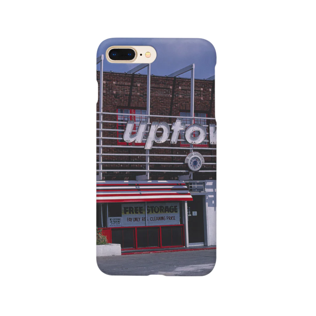 VintageのUPTOWN CLEANERS, 12TH STREET, QUINCY, ILLINOIS (LOC) Smartphone Case