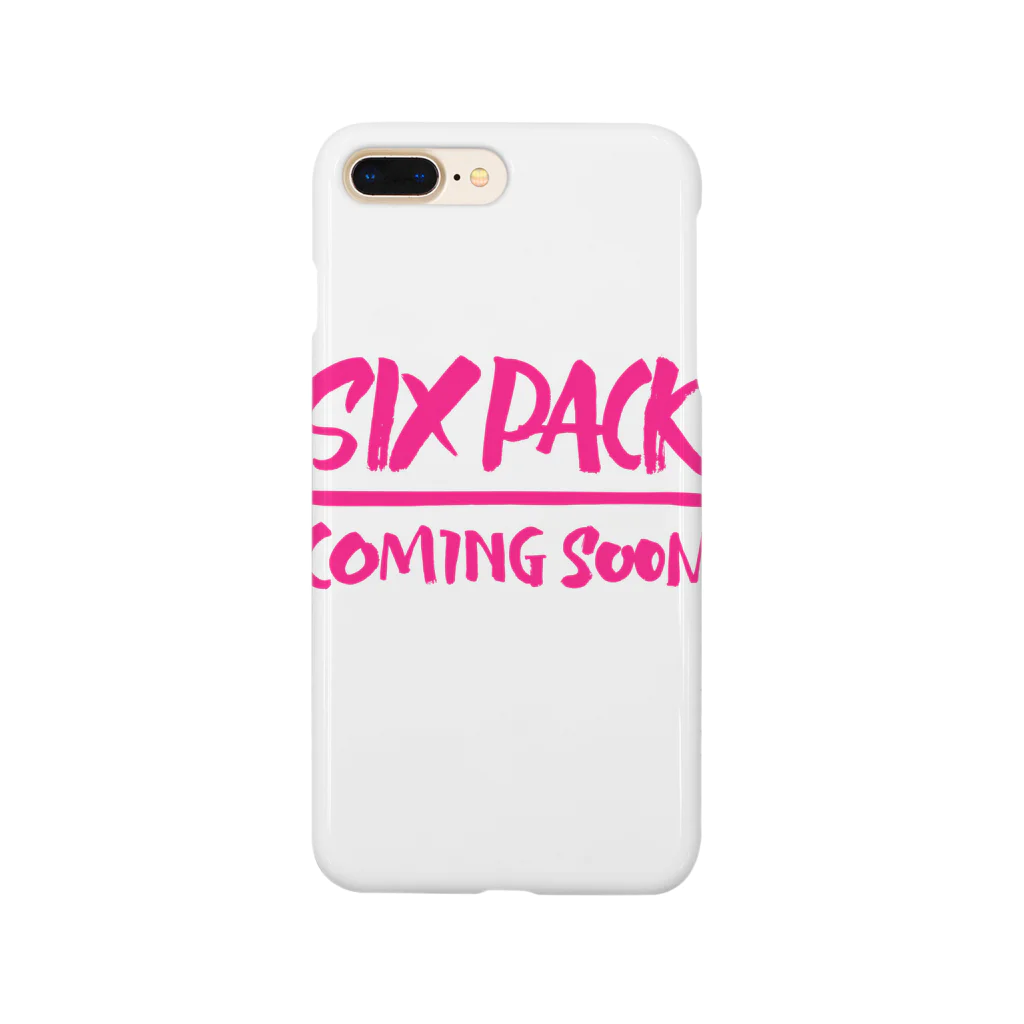 グラフィンのSIXPACK COMING SOON スマホケース