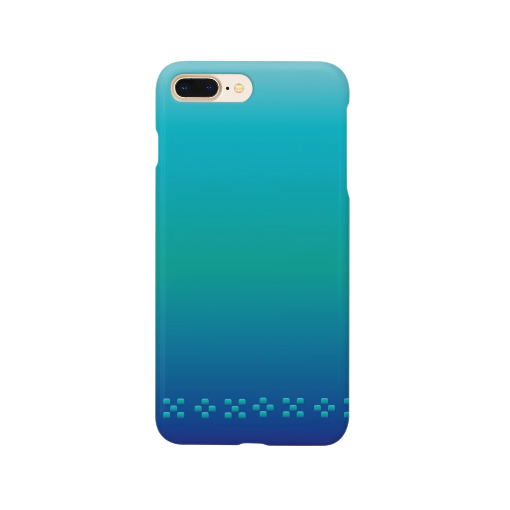 ハロー! オキナワの空と海の青　ミンサー　[Hello!Okinawa] Smartphone Case