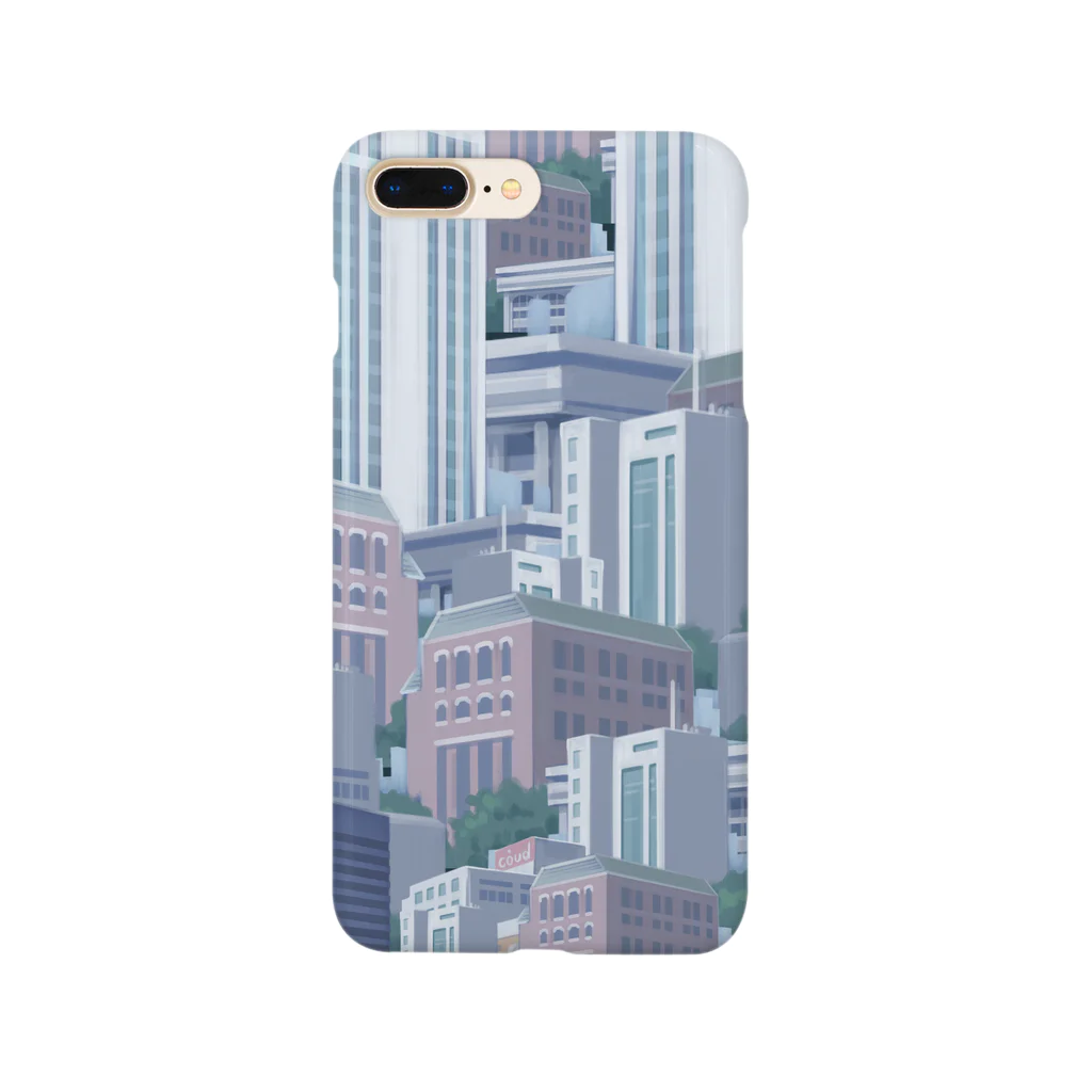 非ユークリッド幾何学を考える kodaisakanaの都市 Smartphone Case