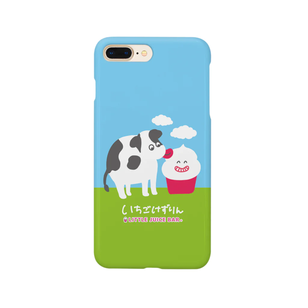 LITTLE JUICE BAR オンラインストアの子牛とけずりん Smartphone Case