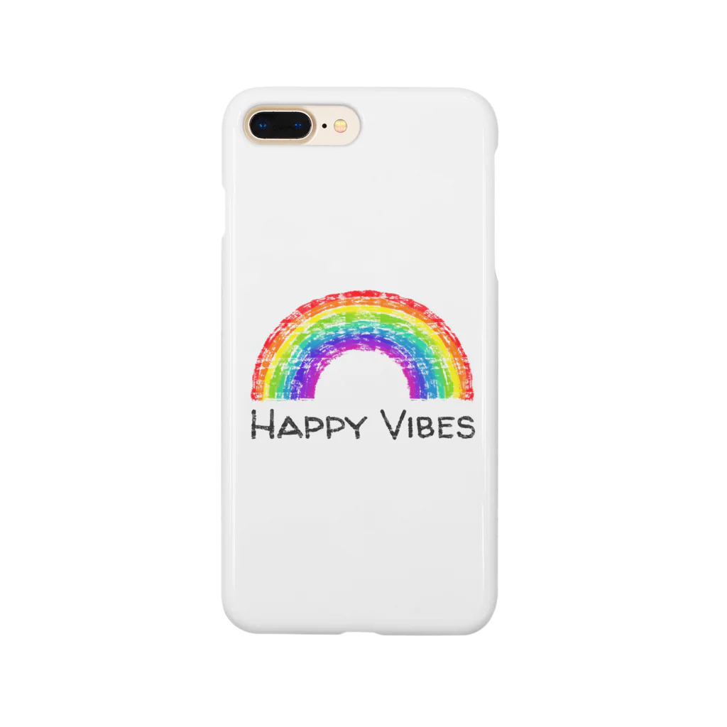 aKyu ShopのHappy Vibes スマホケース