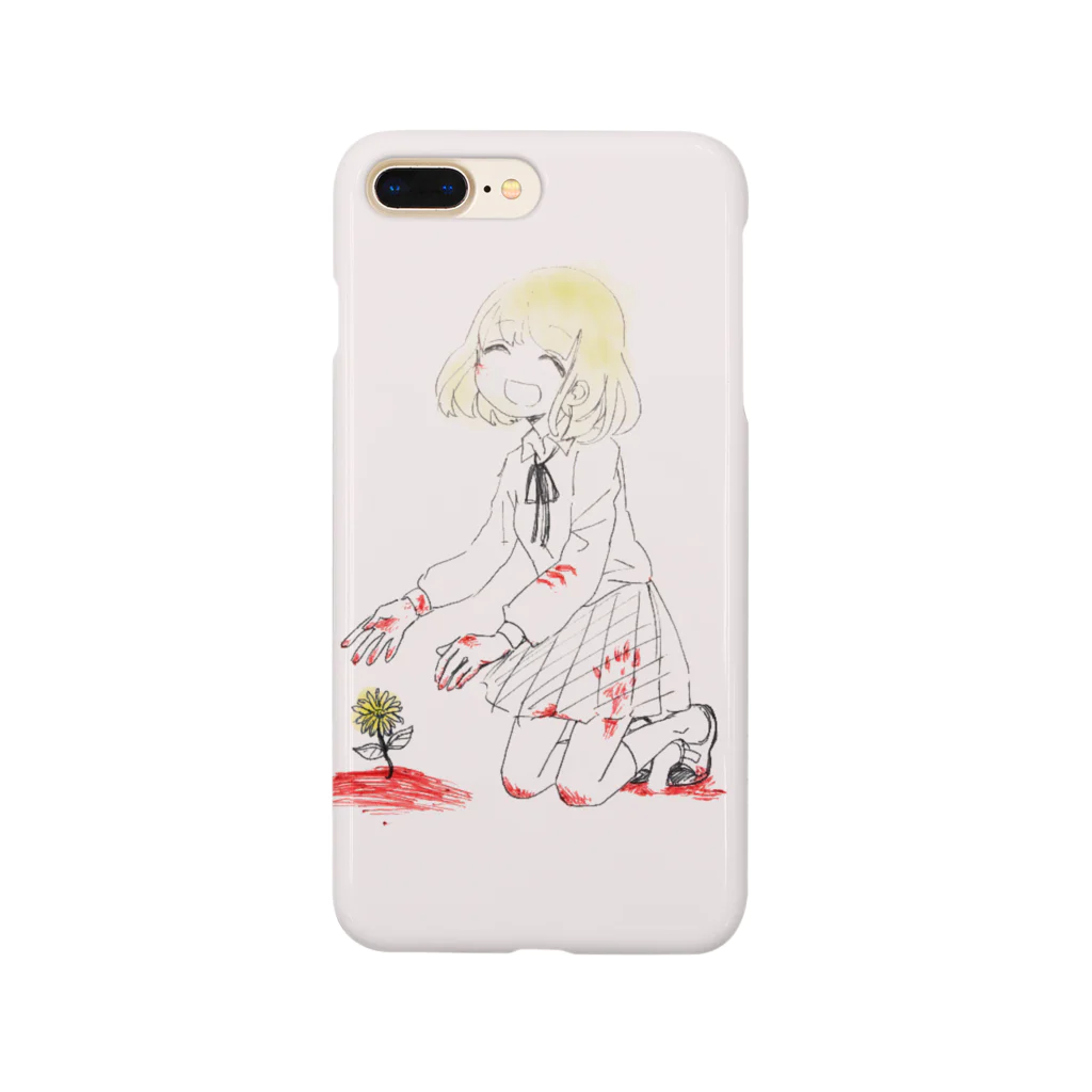 谷崎のてんしにゃんとお花 Smartphone Case