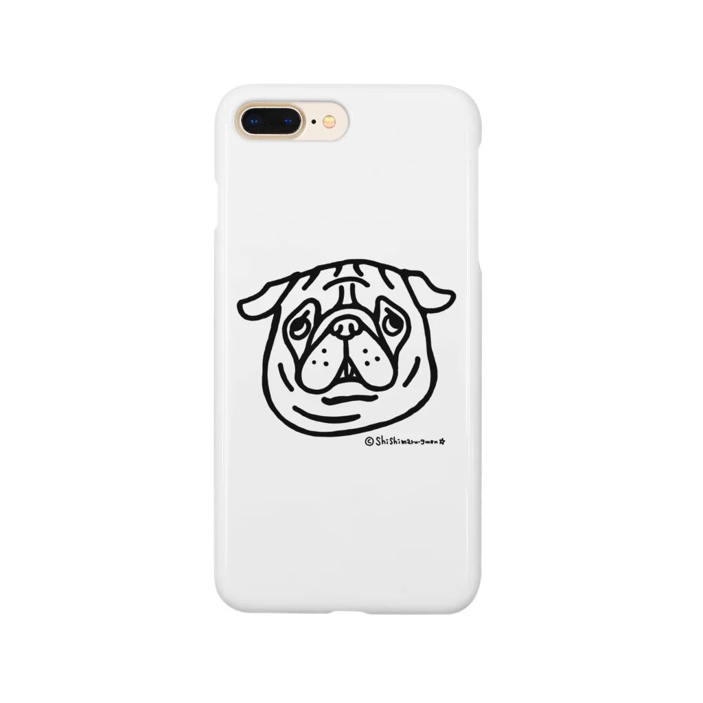 shishimaru-gmenのパグちゃん Smartphone Case