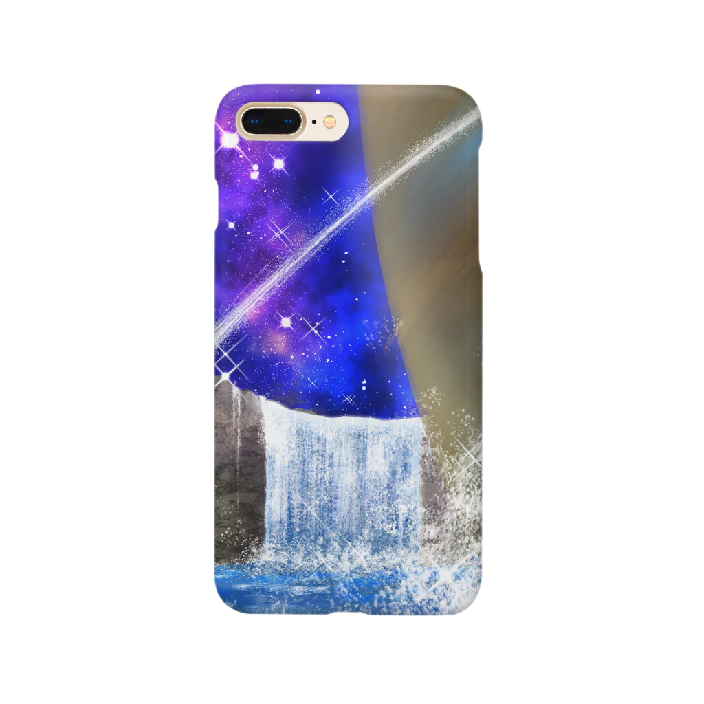 もけもけこけこクリエイト枠の宇宙、星、水に浮く。 Smartphone Case