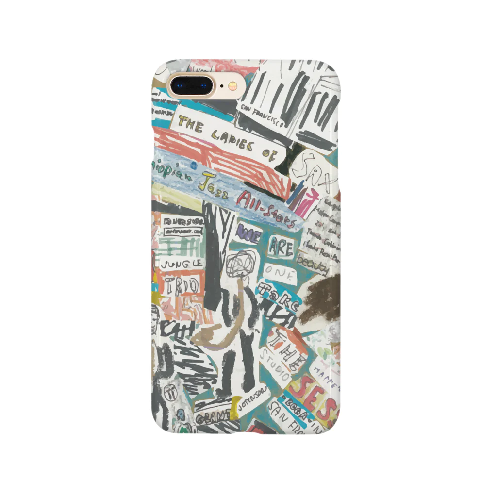 ふじみ屋 fujimi-ya のジャズコラ。 Smartphone Case