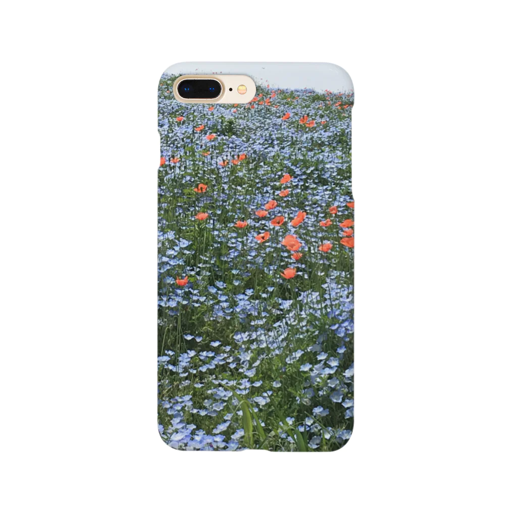 Findmeinpacificのモネとネモフィラ Smartphone Case