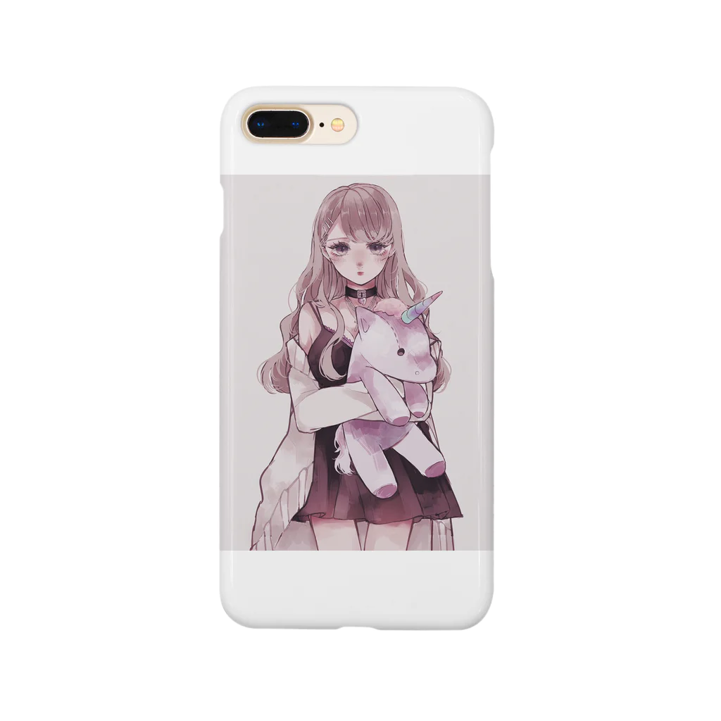 yohのiPhoneケース白（ユニコーン） Smartphone Case