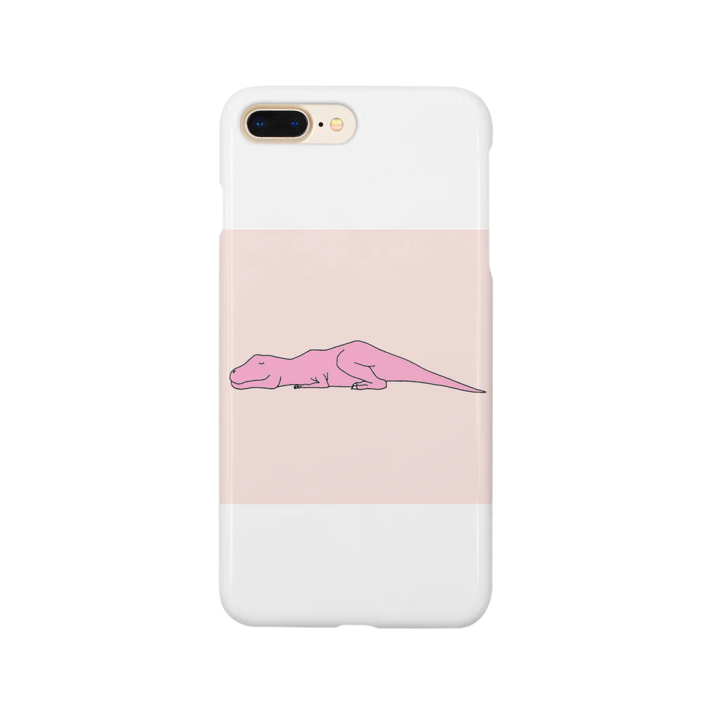 かわいい恐竜のかわいいティラノサウルス Smartphone Case