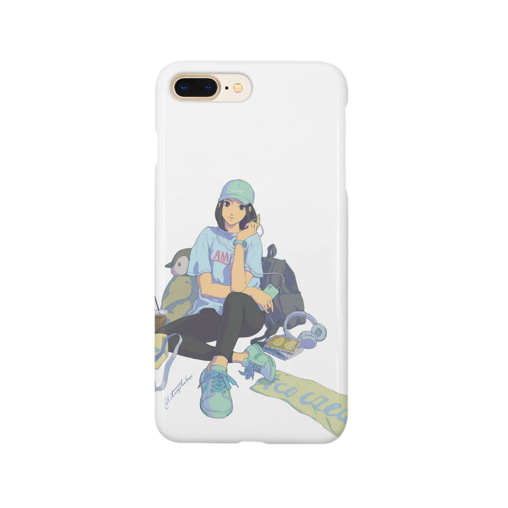 kitaooji shop SUZURI店のCool girl Smartphone Case