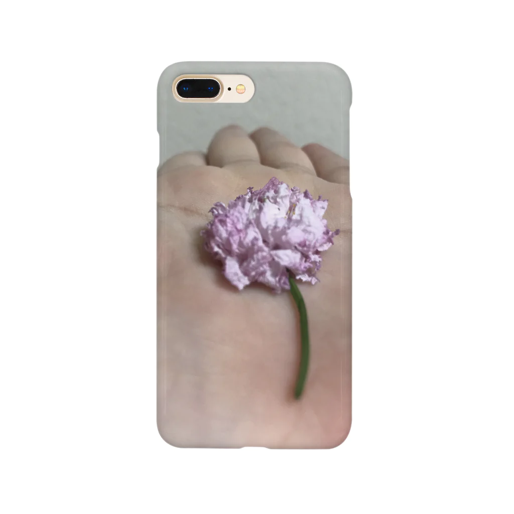 yuzmmmのわたしの手と花 Smartphone Case