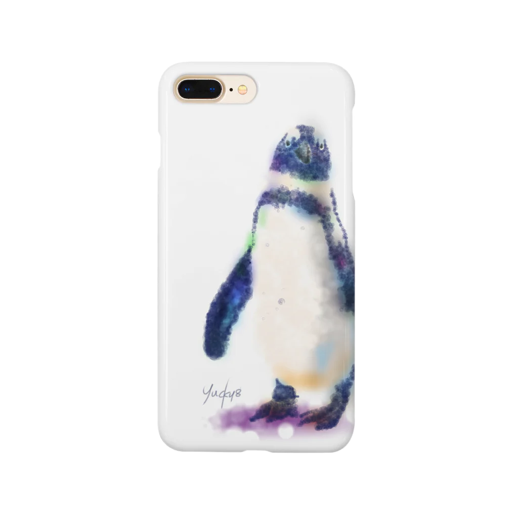 Snowman Art Roomのイケメンケープペンギン スマホケース