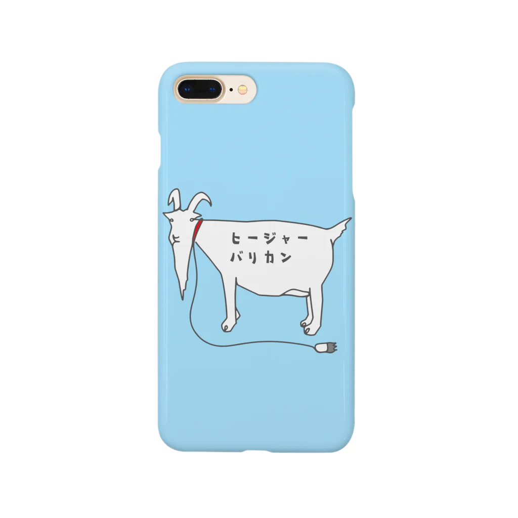 Aliviostaのヒージャーバリカン 沖縄ヤギ 動物イラスト iphoneケース スマホケース