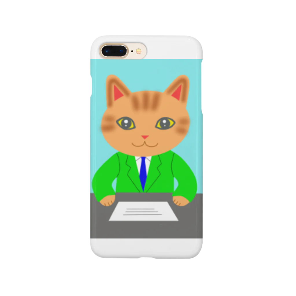 keikororinのにゃあアナウンサー Smartphone Case