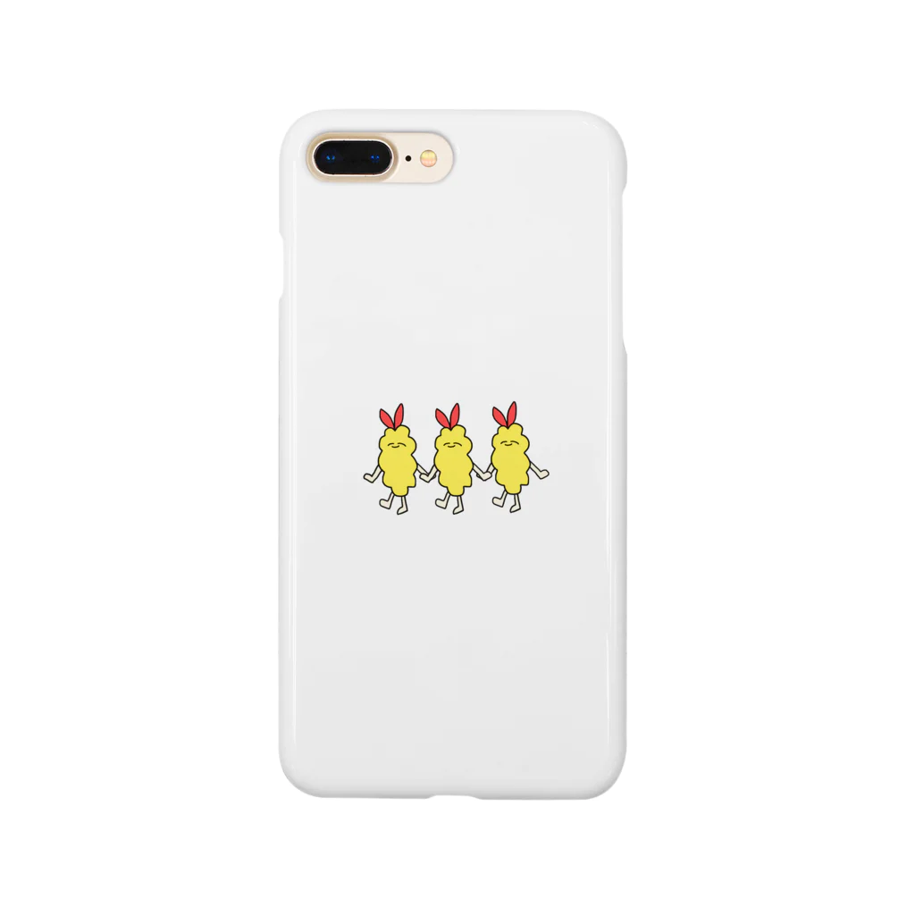 ふわふわキャラメルラテのエビフライちゃん（3匹） Smartphone Case