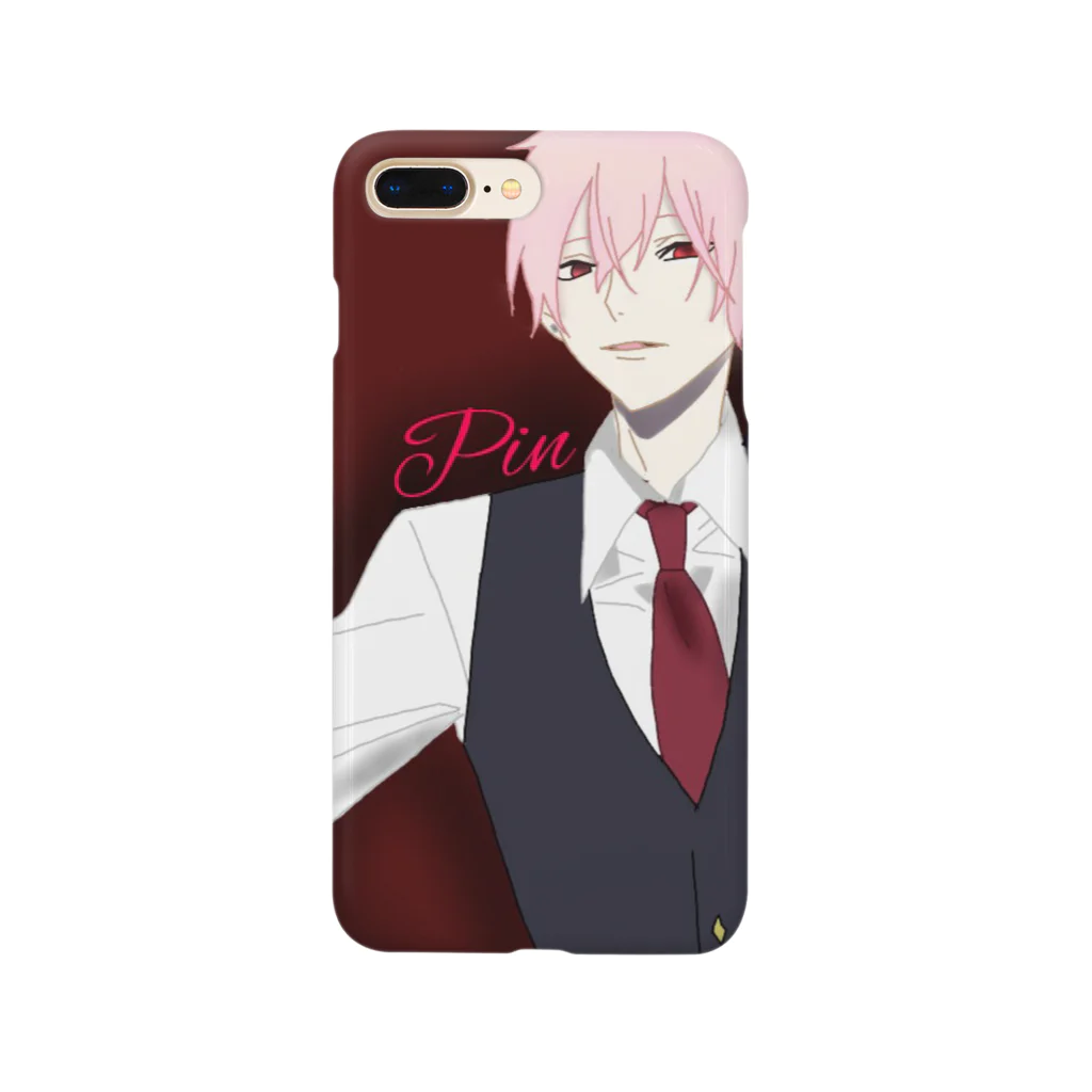 pinchan_spoonのPINスマホケース Smartphone Case