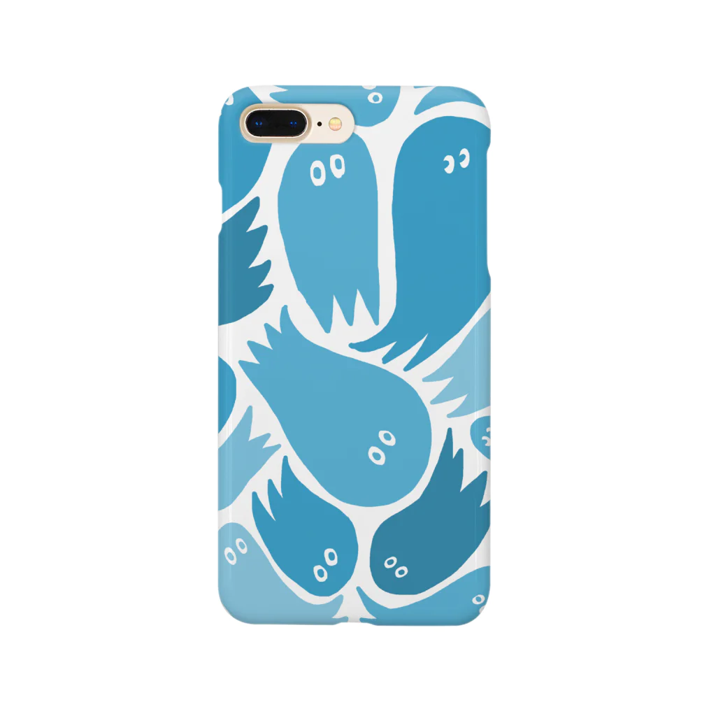 wakame.monsterのおばブルー Smartphone Case