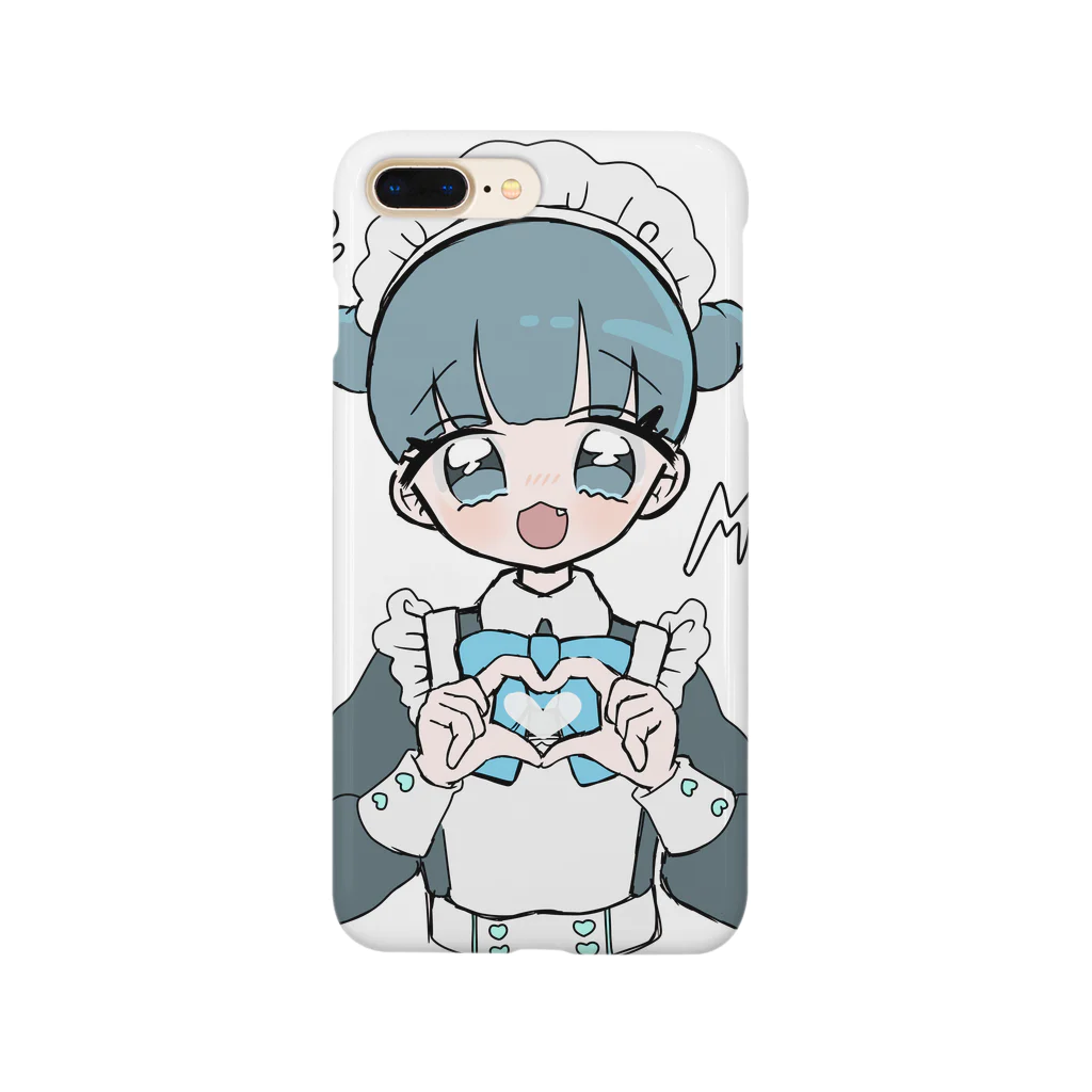 循環性飽食のお団子青メイドちゃん Smartphone Case