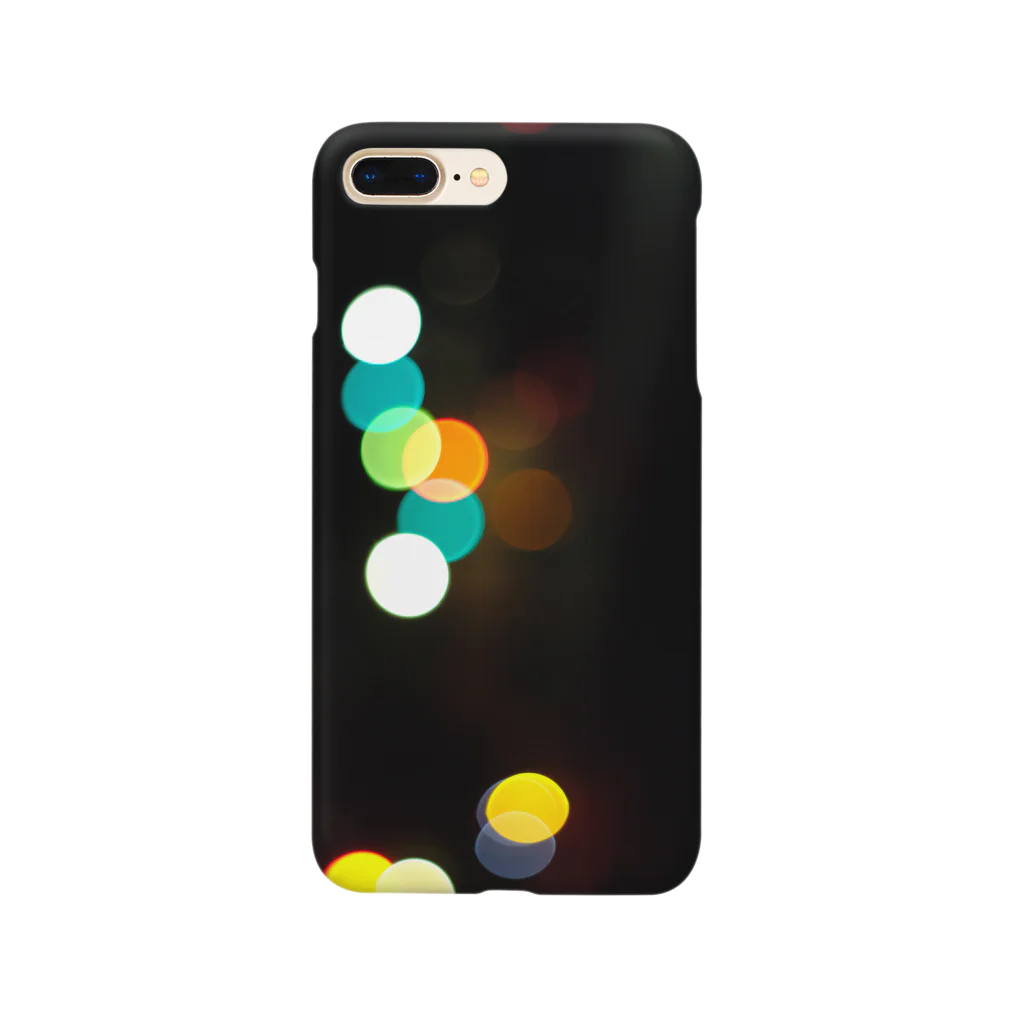 bluelilyのcolored bokeh Smartphone Case