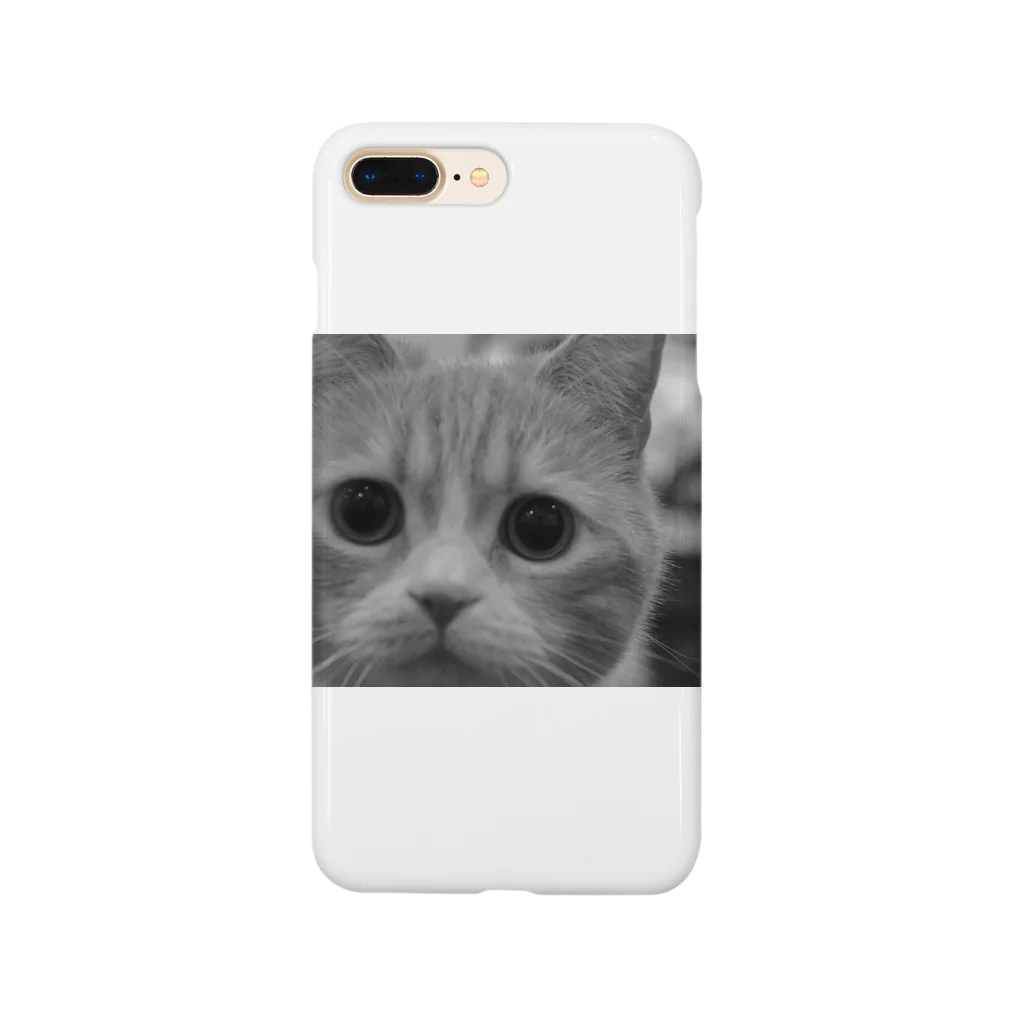 藤(fuji)の詰め寄る猫 Smartphone Case