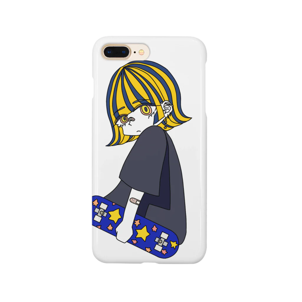 海のスケボー女子 Smartphone Case