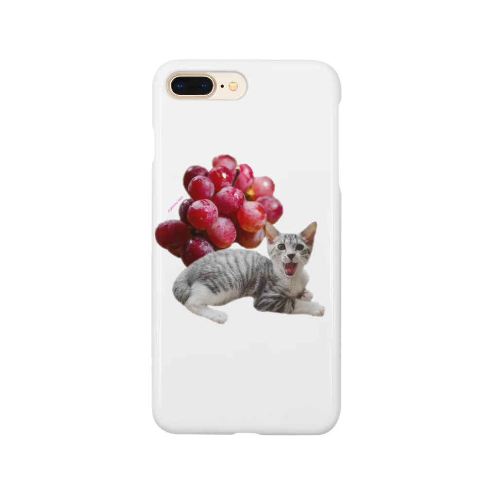 保護猫カフェ「駒猫」さん家のNo.3 ぶどうくん♪ Smartphone Case