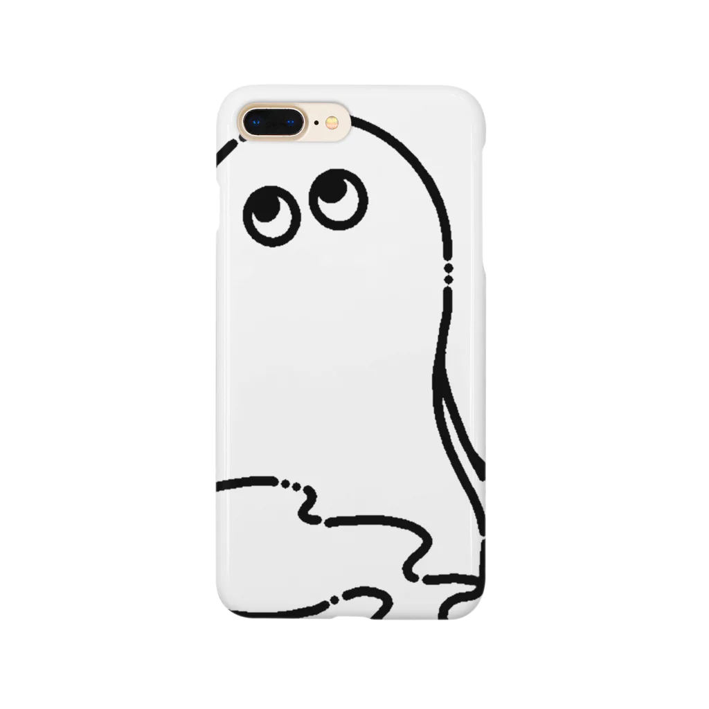 ヤング＿テキのおばけ（黒） Smartphone Case