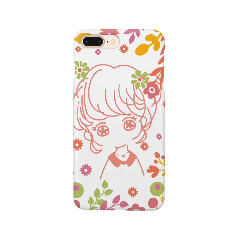 かすみ草の乙女の花占い Smartphone Case