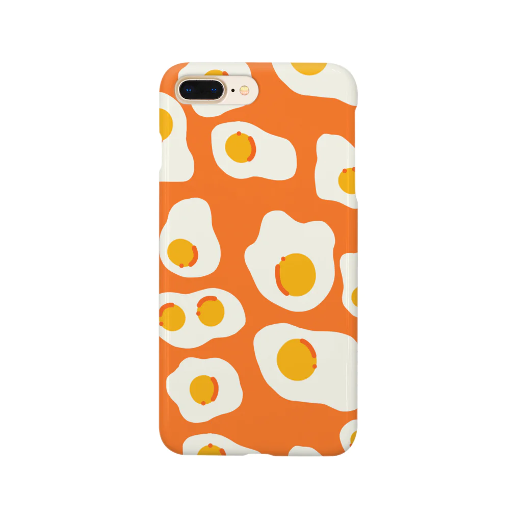 もちのすけ🍳の目玉焼き スマホケース[オレンジ] Smartphone Case