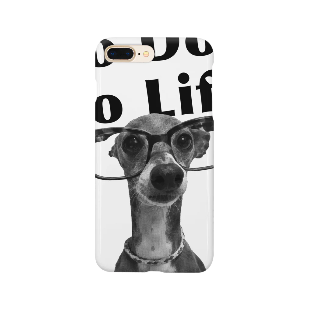 イロハのNo dog,No life! 黒 Smartphone Case