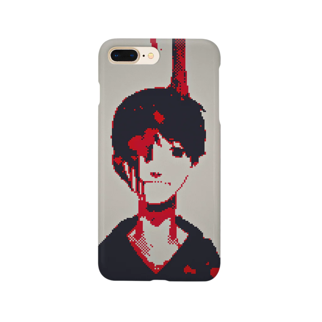 1/6 Noisy Thirsty Satelliteの病み人物 Smartphone Case