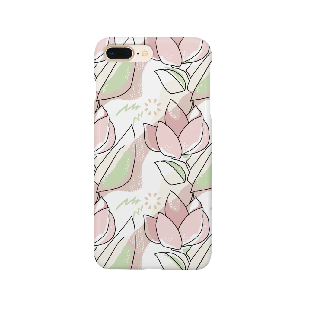 1week shopの花模様 Smartphone Case