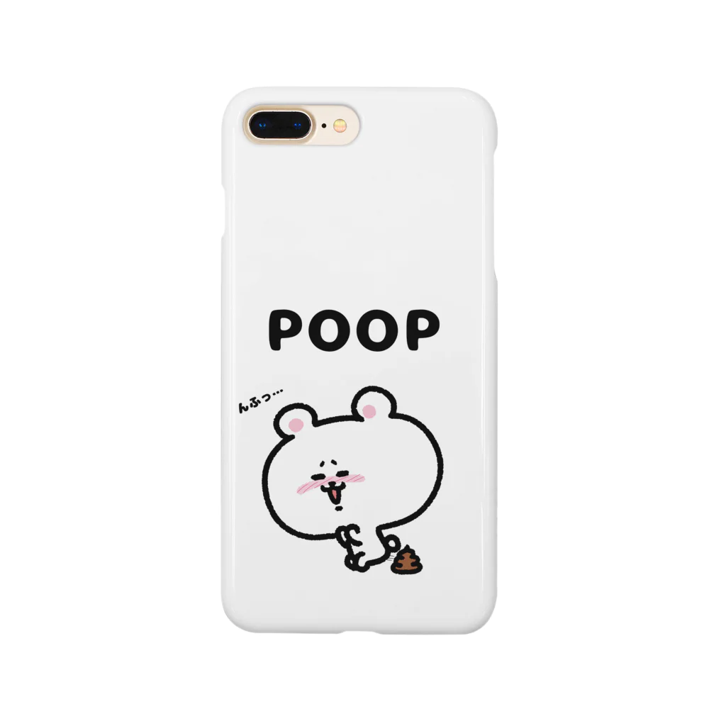 うさぎまるえkawaiishop のくまコロりん『ぷりっ』 Smartphone Case