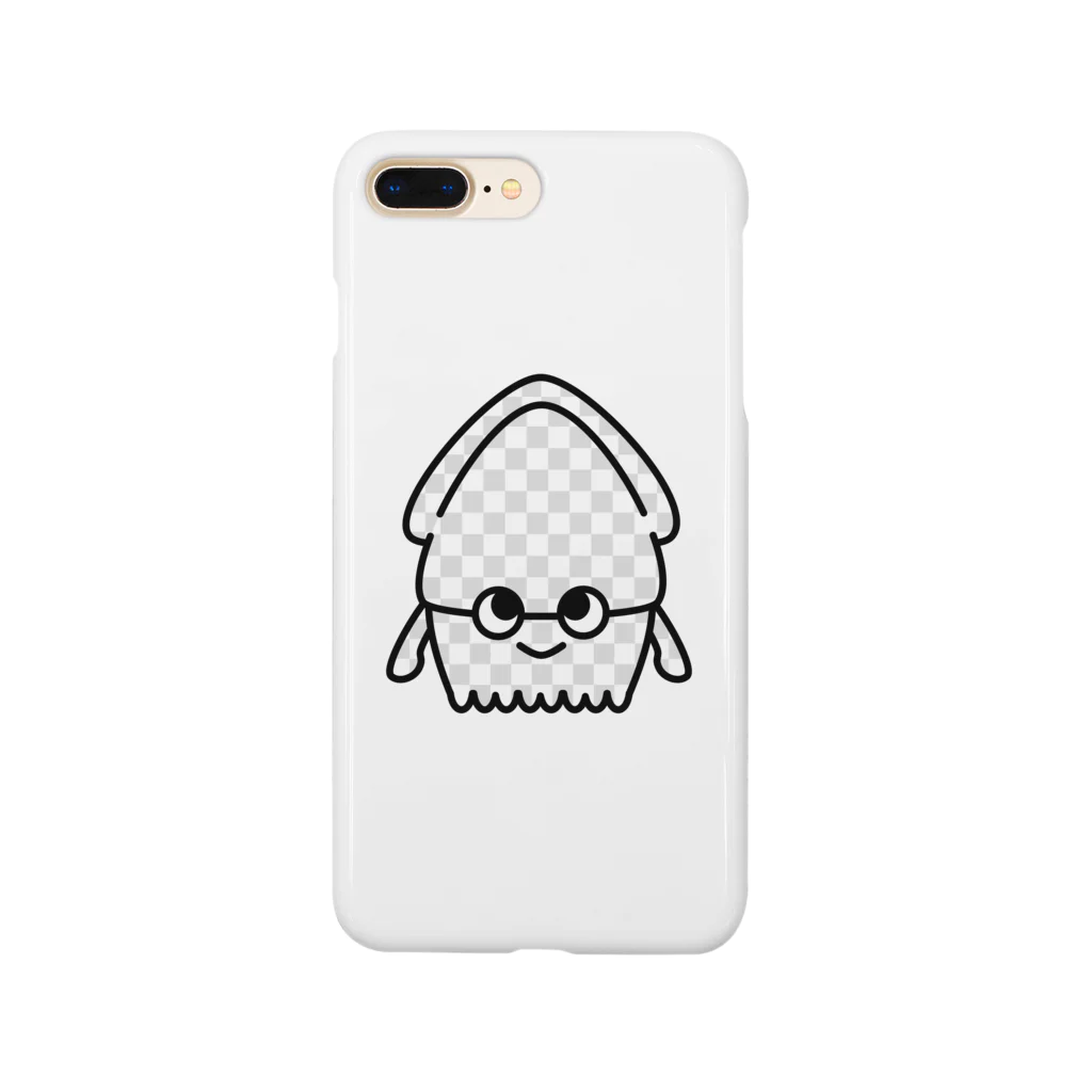 イカ屋さんの透明なイカくん Smartphone Case