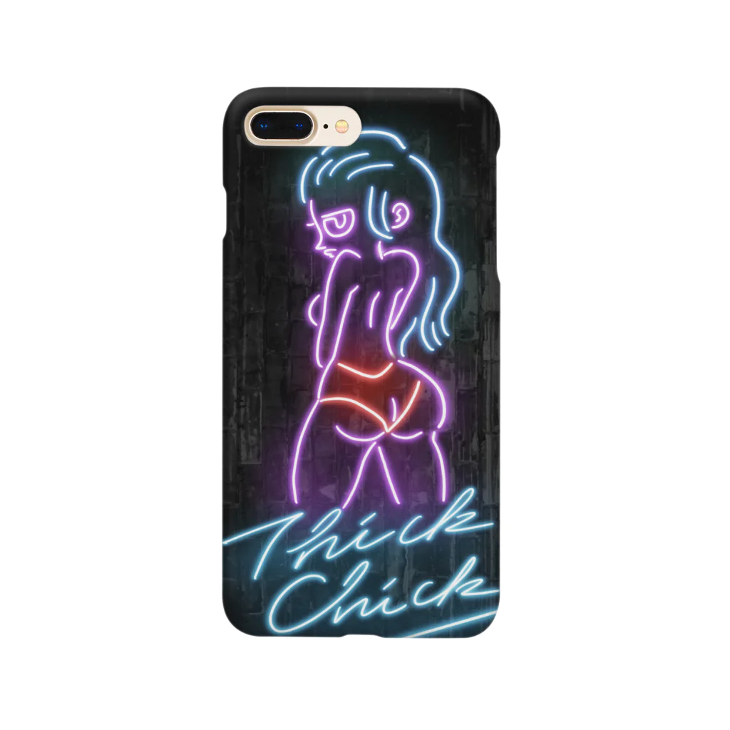 AM_goodsのneon gal Smartphone Case