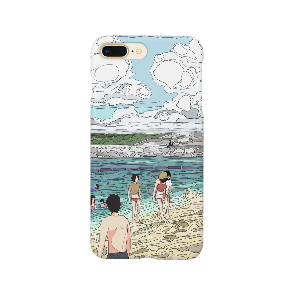 学生のトロピカルビーチ Smartphone Case