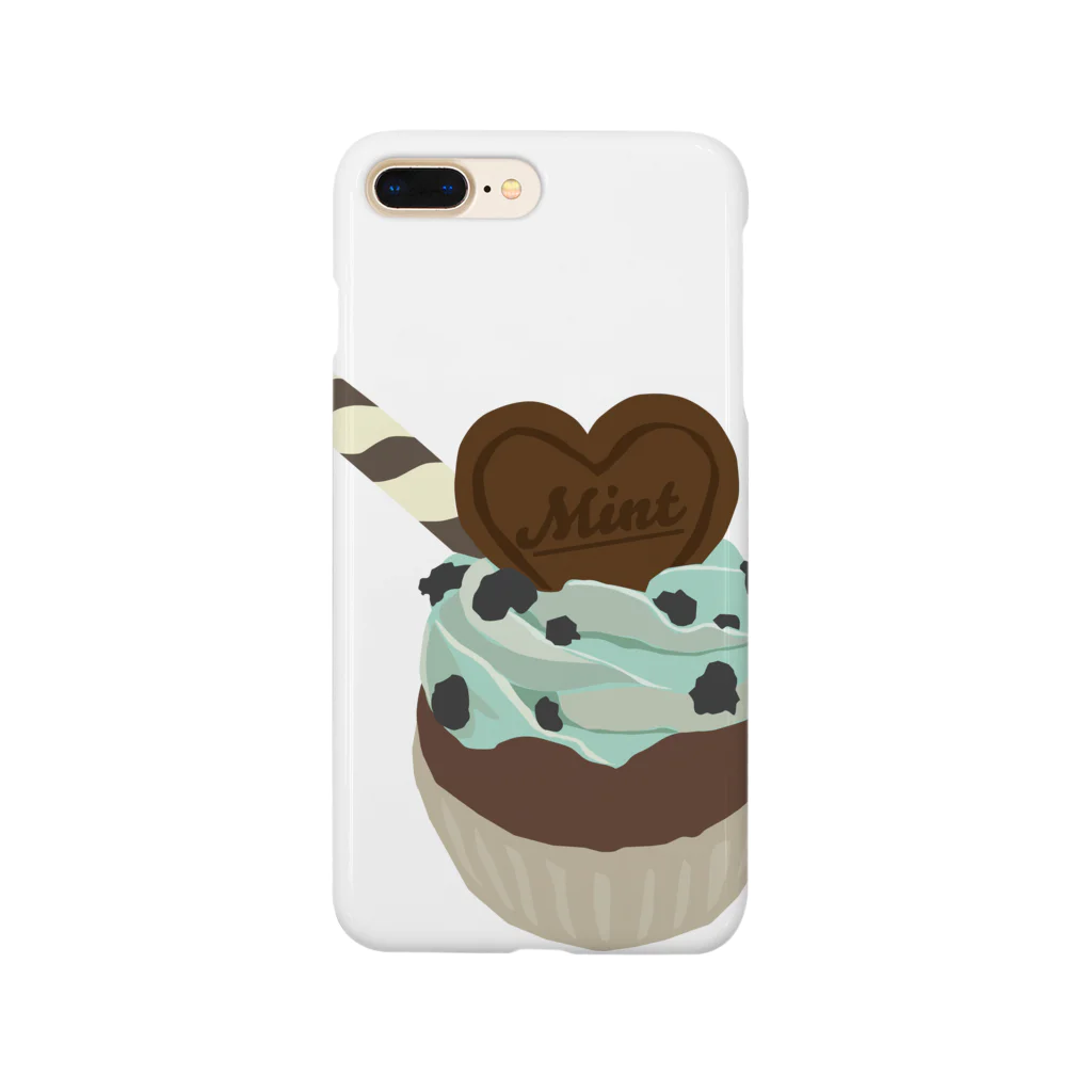 Toricoのチョコミントカップケーキ Smartphone Case