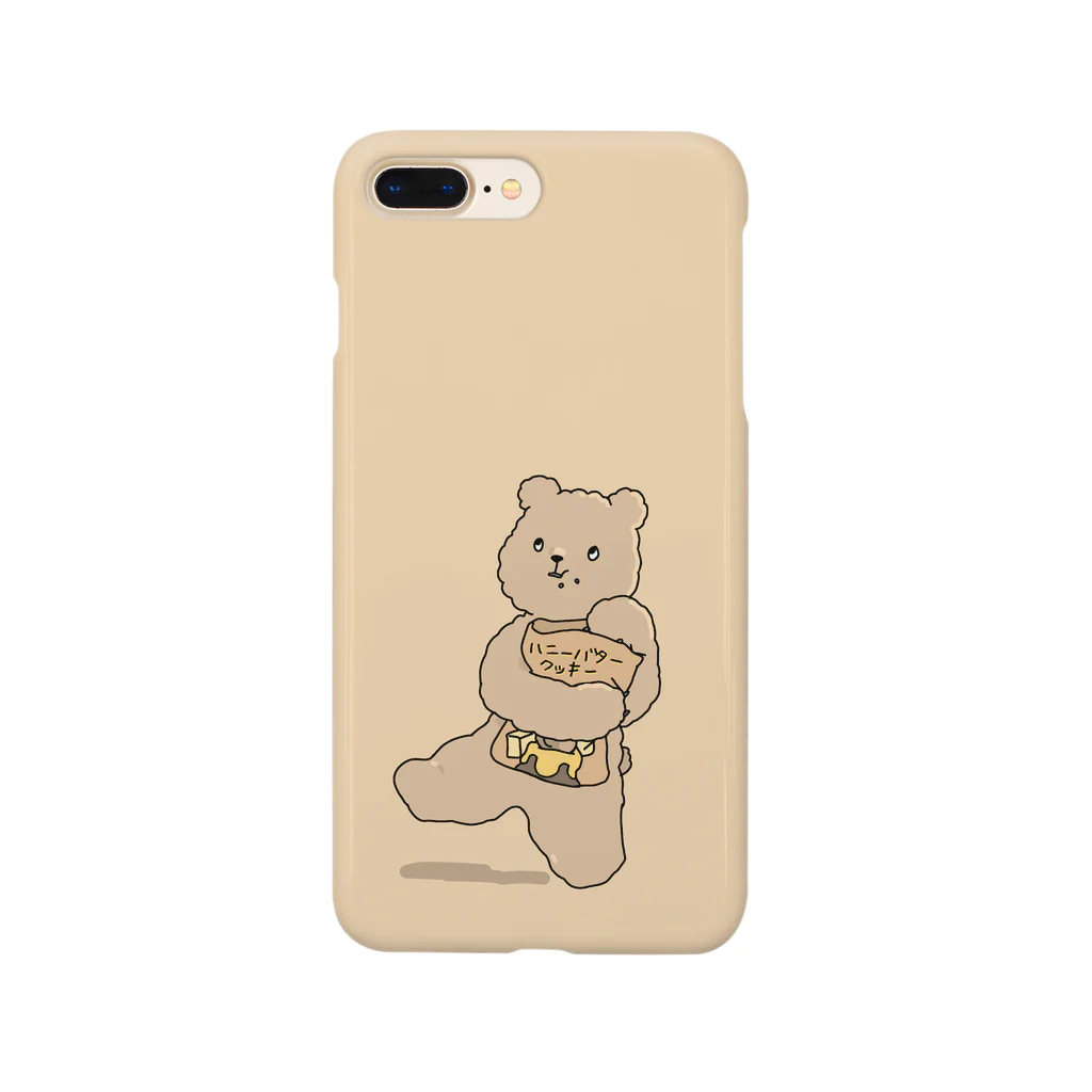 【ダウナー】脱力系専門店【エモ】のハニーバタークッキーとくまさん Smartphone Case